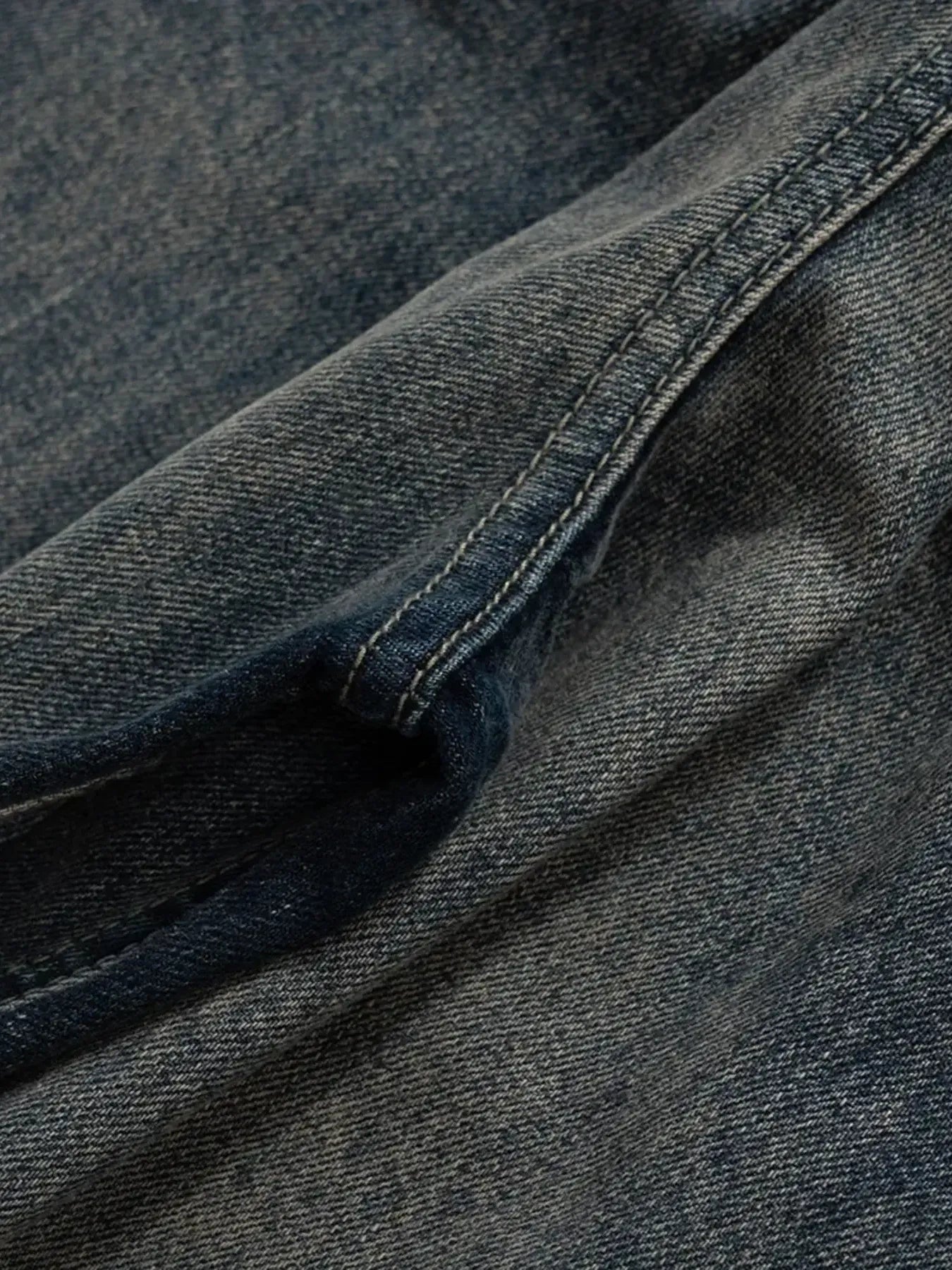 Men's Washed Cargo Jeans with Drawstring Waist - Farnelli