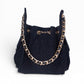 BEACH HAUS Bayshore Bucket Small black bag with structured bucket silhouette and shoulder strap