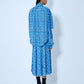 Balenciaga Women Double Sleeve Pleated Dress