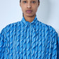 Balenciaga Women Double Sleeve Pleated Dress