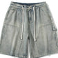 Men's Vintage Wash Denim Shorts - Farnelli