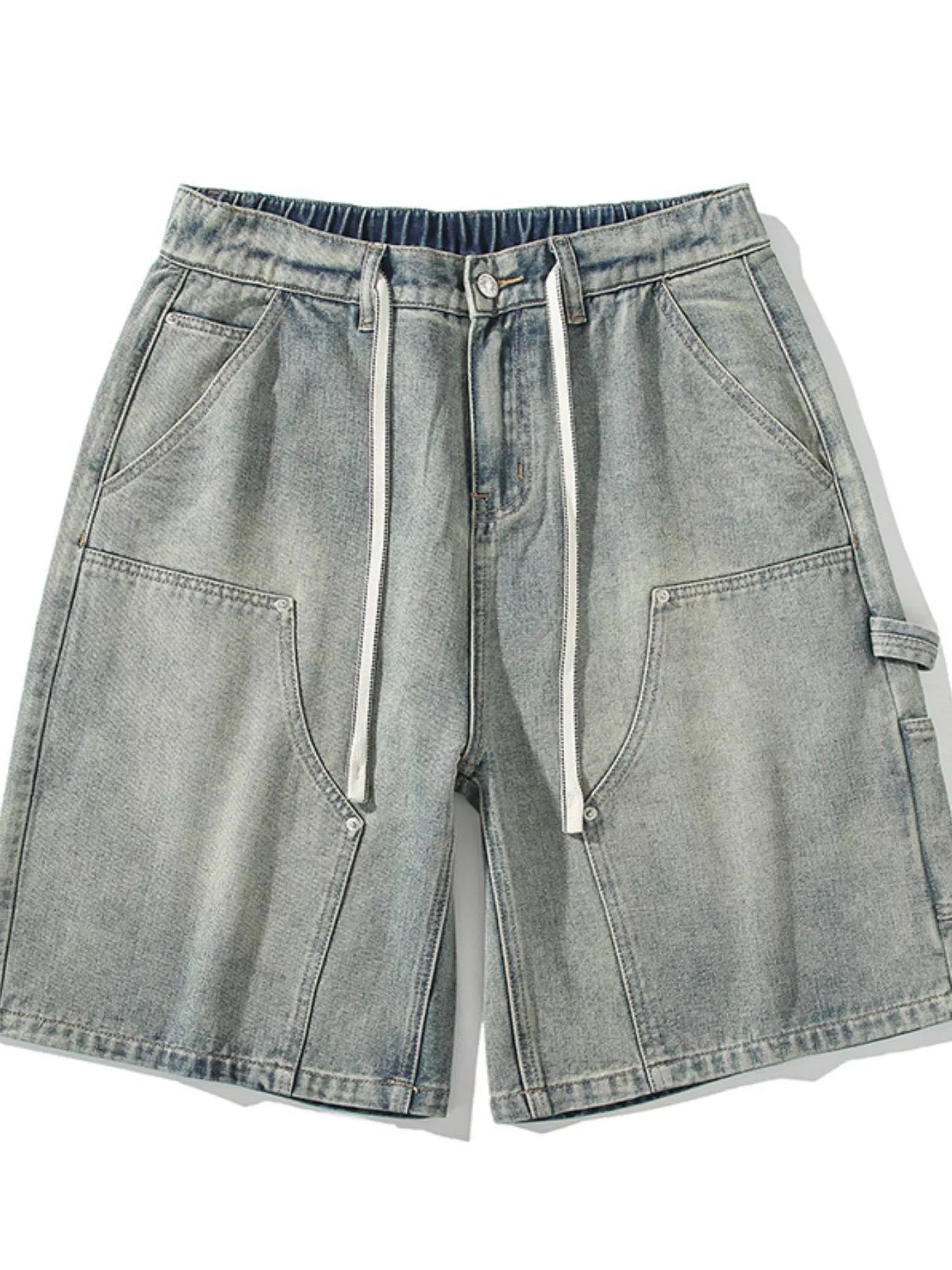 Men's Vintage Wash Denim Shorts - Farnelli