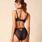 Gossard Obsession Black Sheer Deep Brief Panty