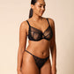 Gossard Obsession Black Sheer G-String Thong-1