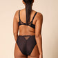 Gossard Obsession Black Sheer Deep Brief Panty
