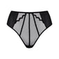 Gossard Obsession Black Sheer Deep Brief Panty-2