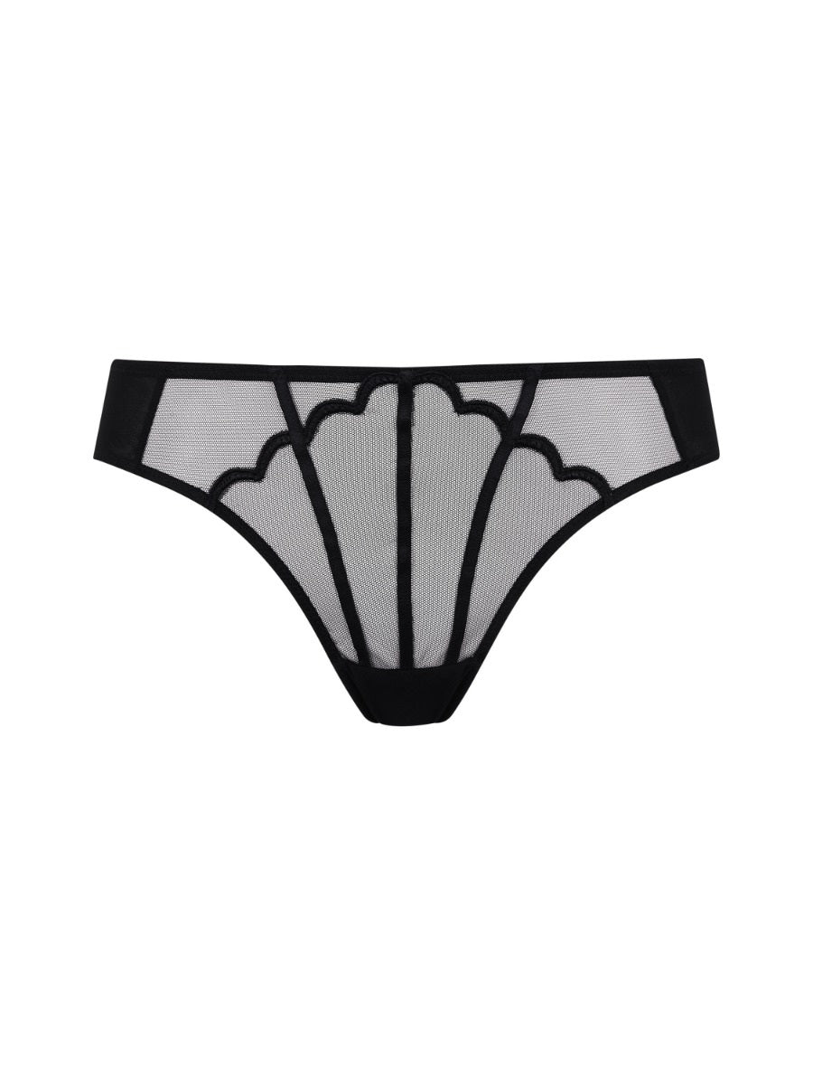 Gossard Obsession Black Sheer Bikini Panty-2