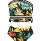 Cutout Printed Two-Piece Swim Set - Farnelli