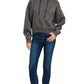 Zenana Acid Wash Fleece Hoodie - Farnelli