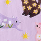 Children's Cartoon Cat Rainbow Graphic Tee - Farnelli