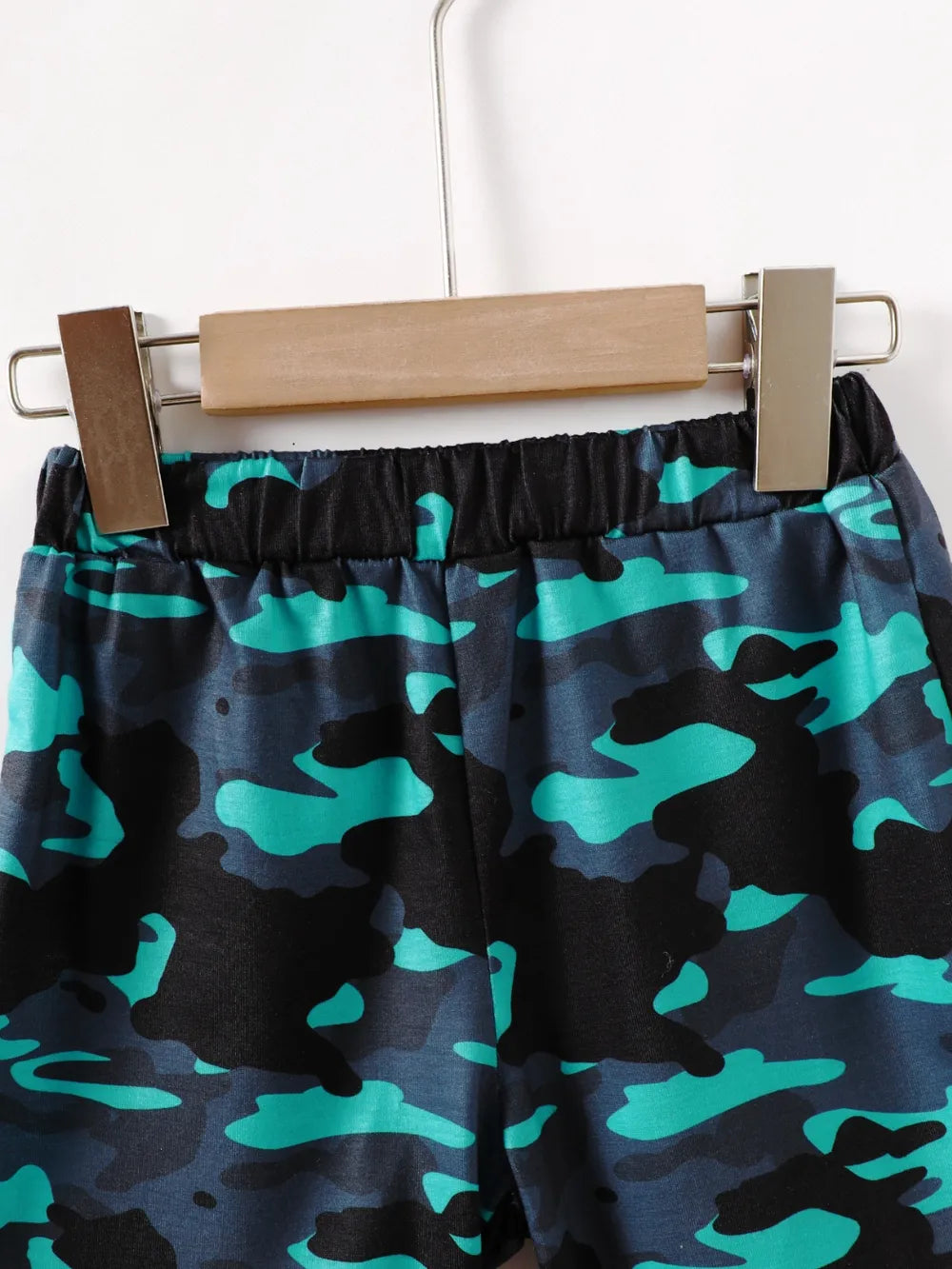 Children's Dinosaur Sleeveless Hooded Top and Pants Set - Farnelli