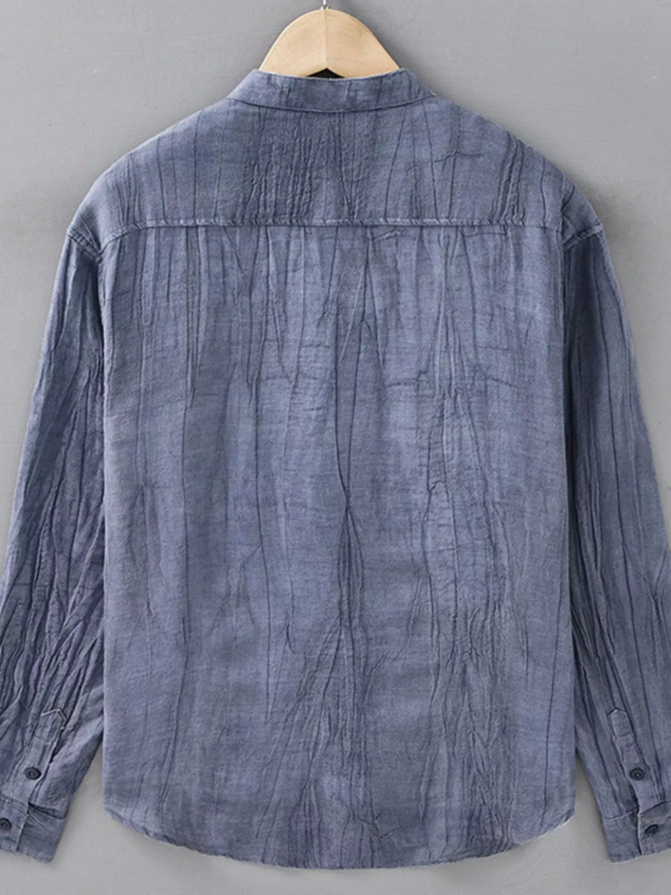 Men's Plus Size Button Up Long Sleeve Shirt - Farnelli