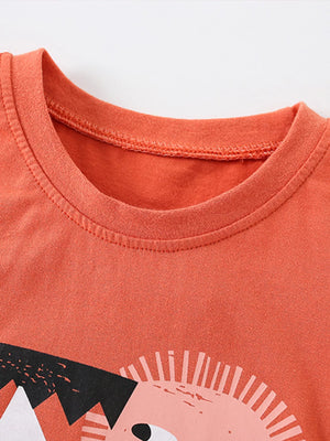 Children's Happy Day Graphic Round Neck T-Shirt - Farnelli