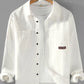 Men's Plus Size Button Up Long Sleeve Shirt - Farnelli