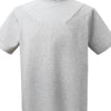 Men's Round Neck Short Sleeve T-Shirt - Flower Gray