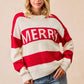 BiBi Christmas Merry Lettering Sweater - Farnelli