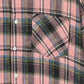 Men's Plaid Oversized Short Sleeve Shirt - Farnelli