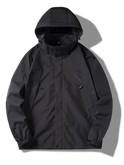 Men's Plus Size Casual Lightweight Hooded Jacket - Farnelli