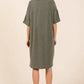 Mittoshop Urban Rib Knit Short Sleeve Tee Dress - Farnelli