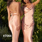 Ladivine BD7044 Long Fitted Satin Slip Gown