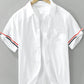 Men's Plus Size Button Up Short Sleeve Shirt - Farnelli