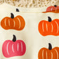 Children's Pumpkin Print Ruffle Dress with Bow Headband - Farnelli