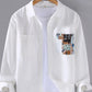 Men's Plus Size Button Up Long Sleeve Shirt - Farnelli