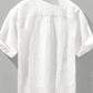 Men's Plus Size Textured Short Sleeve Casual Shirt - Farnelli