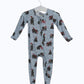 Bear Christmas Bamboo Baby Pajamas – Zipper Footie