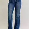 Judy Blue Full Size Mid Rise Bootcut Jeans with Welt Pockets Plus Size - DK