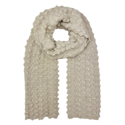 Andean Crochet Alpaca Scarf