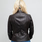 Beverly Women's Perforated Faux Leather Scooter Jacket