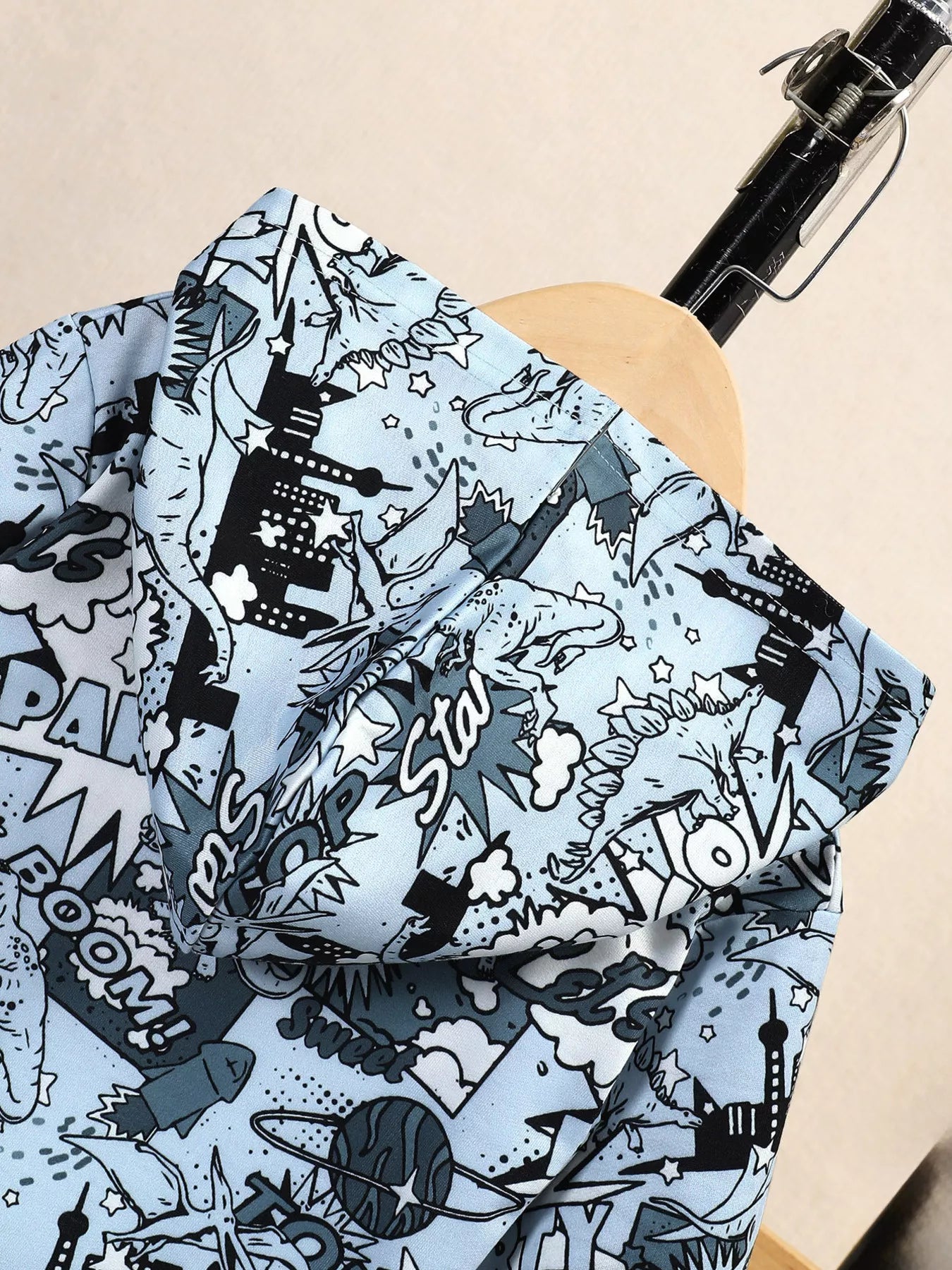 Children's Dinosaur Print Hoodie and Pants Set - Farnelli