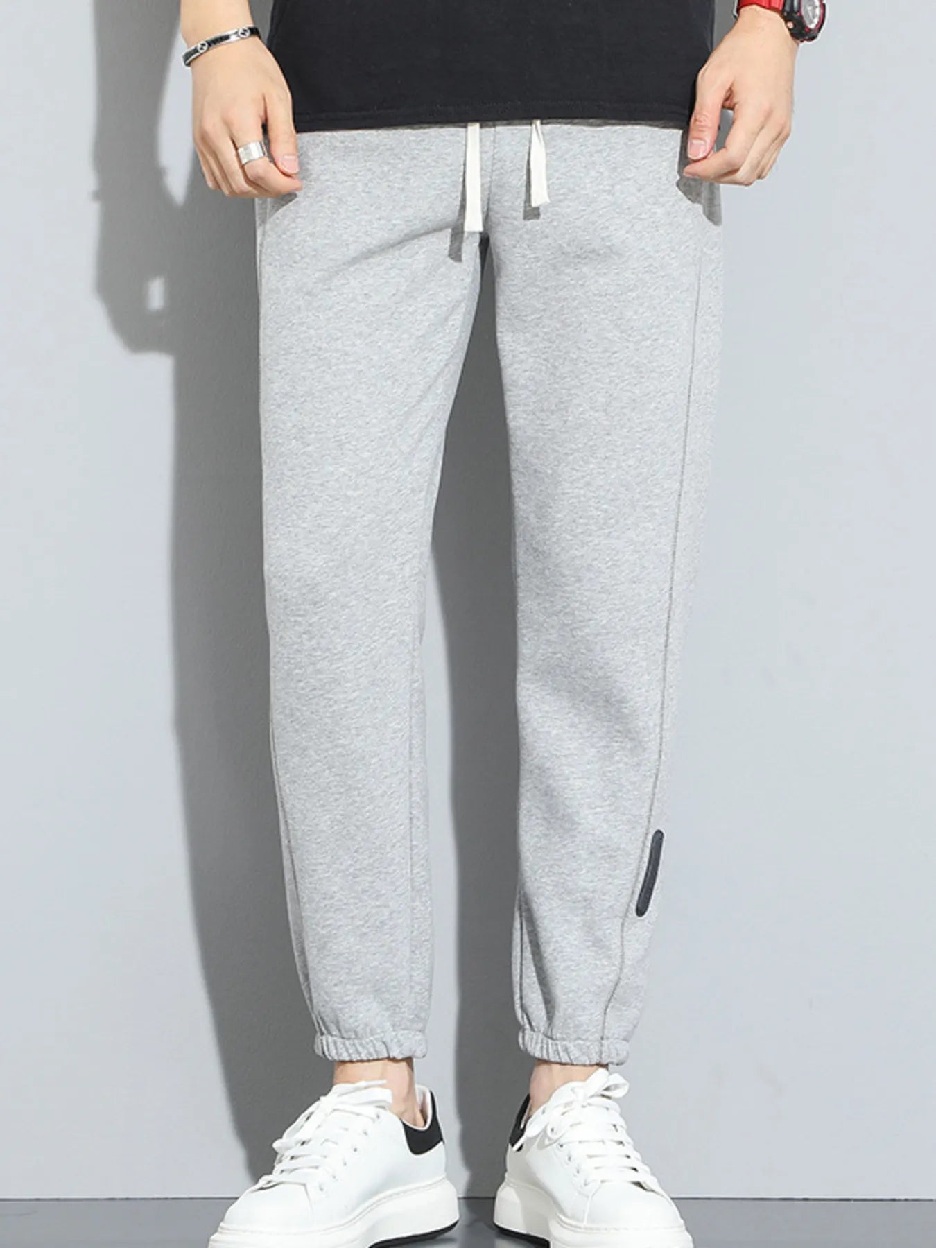 Men's Full Size Casual Drawstring Joggers Plus Size - Farnelli