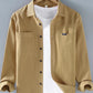 Men's Plus Size Button Up Long Sleeve Shirt - Farnelli
