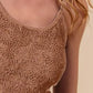 SO ME Two Tone Floral Seamless Tank Top - Farnelli