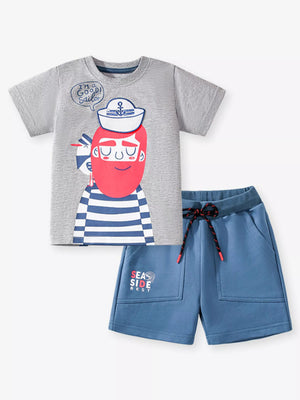 Children's Graphic Tee and Shorts Set - Farnelli