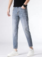 Men's Washed Slim Fit Jeans - Farnelli