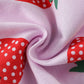 Children's Strawberry Round Neck Tee and Shorts Set - Farnelli