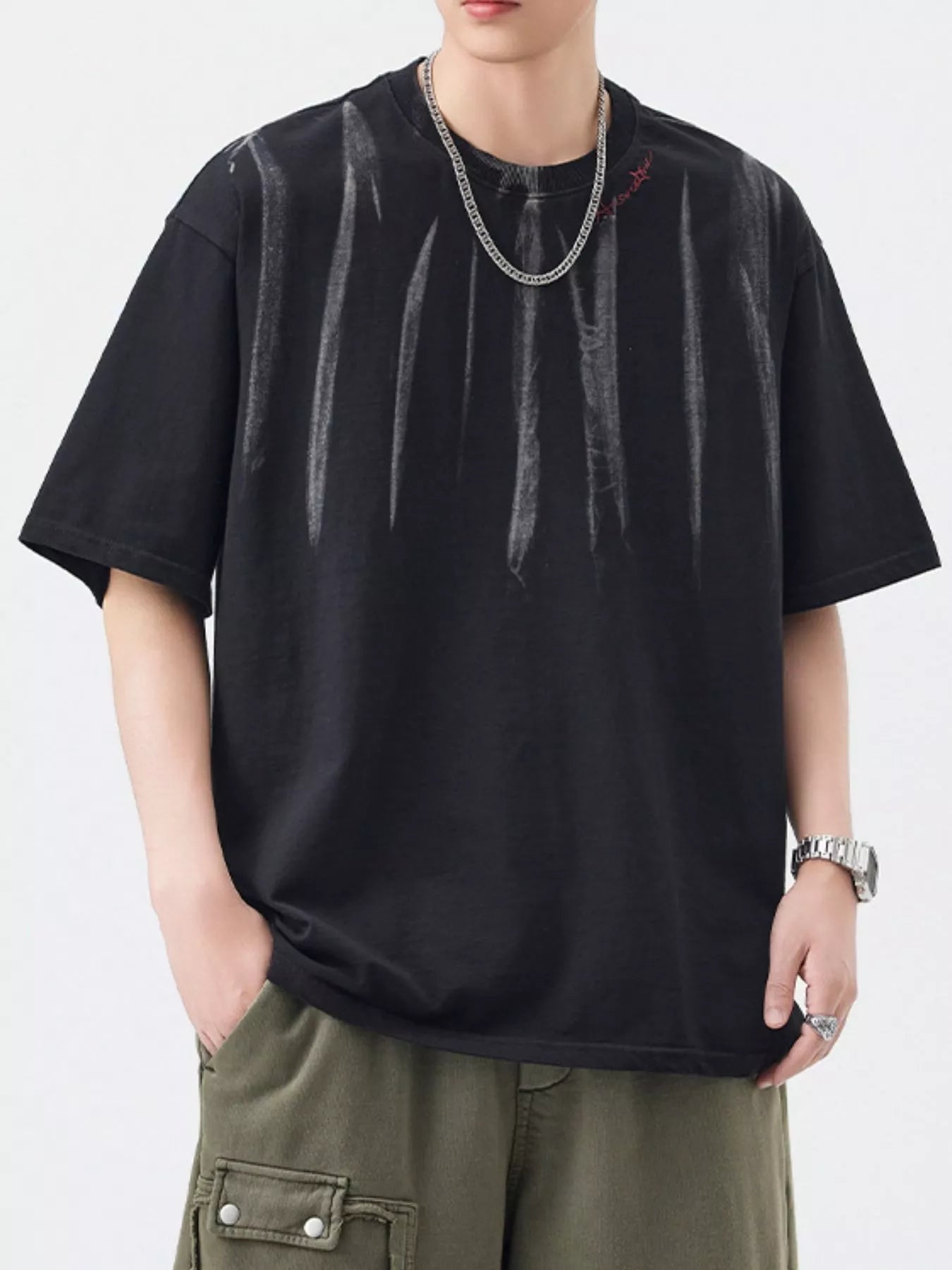 Men's Urban Style Round Neck T-Shirt - Farnelli