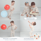 Birthday Balloon Bamboo Pajamas for Kids – Two Piece Set