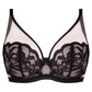 Sheer Mesh Lace Plunge Bra Carmella-1