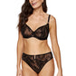 Sheer Mesh Plunge Bra Gorteks Mare
