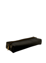 Black Deux Mains pencil case, front view