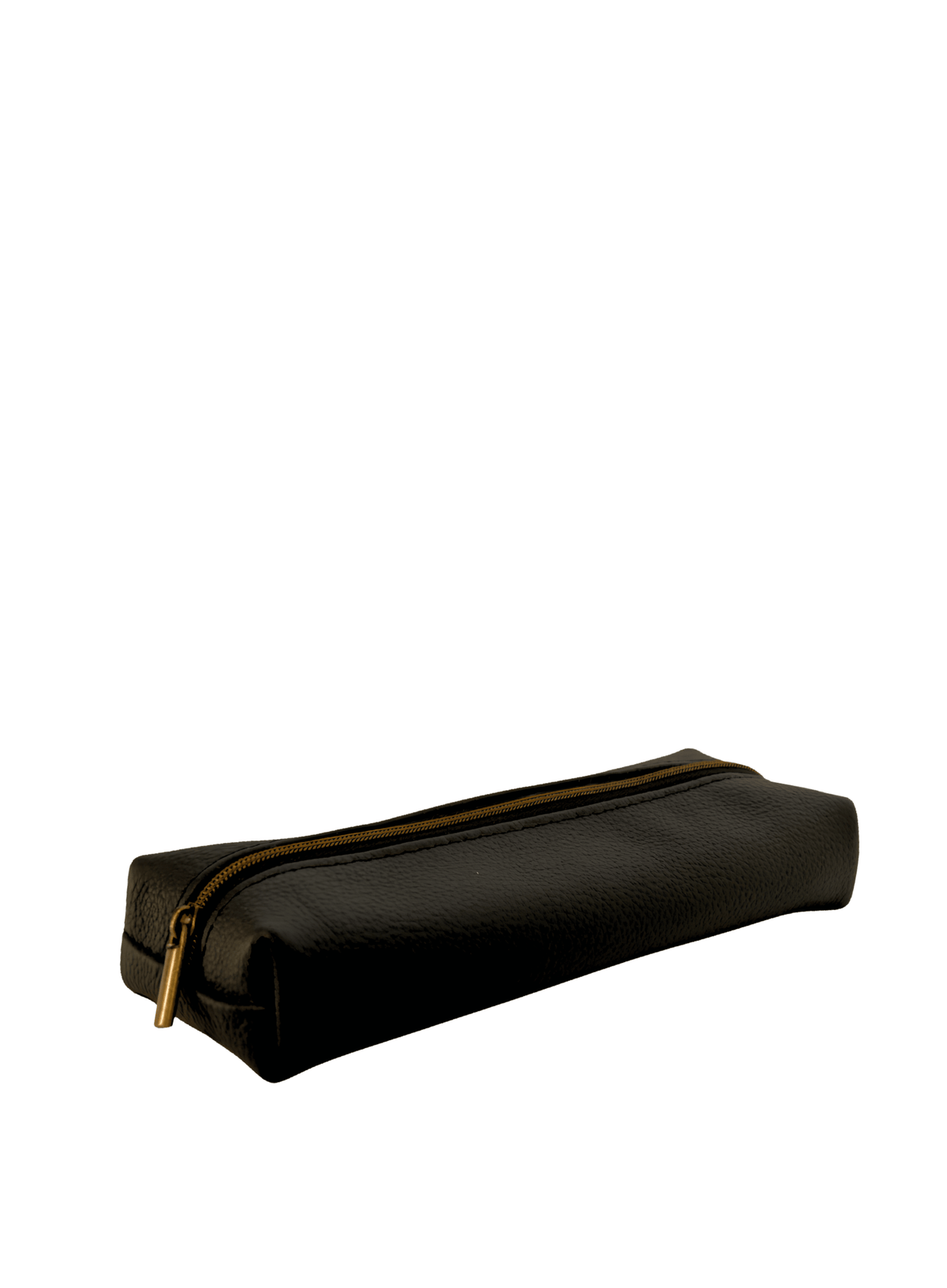 Black Deux Mains pencil case, front view