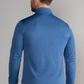 Long Sleeve Button Down Polo Solid // Blue