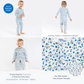 Blueberry Bamboo Toddler Pajamas – Romper