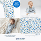 Blueberry Bamboo Baby Pajamas – Zipper Footie