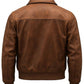 Bobby Leather Brown Jacket - Men Leather Jacket Brown