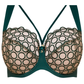Sheer Mesh Tulle Tulip Seam Balconette Bra Boobie Emerald-4